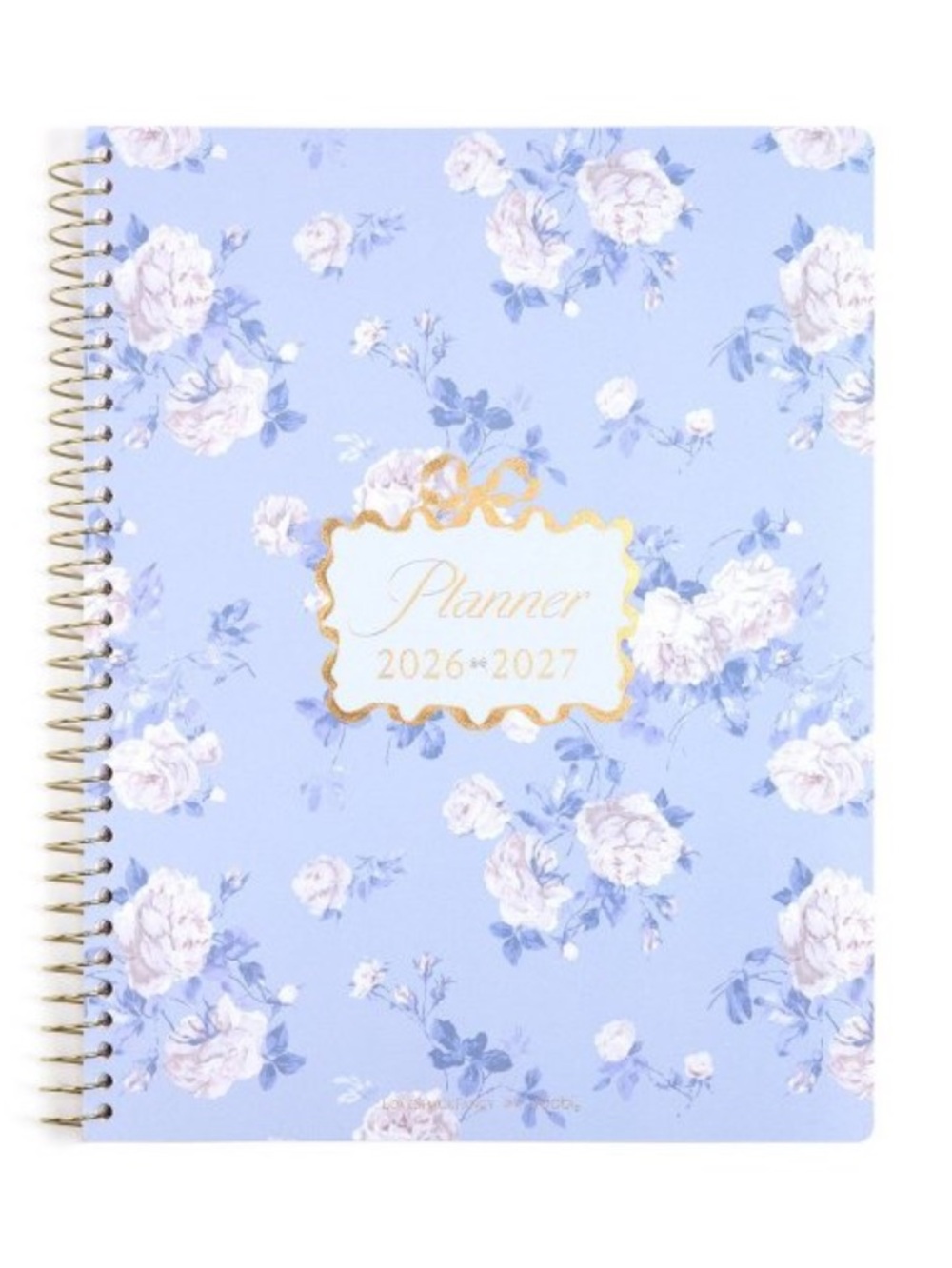 NWT Loveshackfancy x Target Yoobi 2026-2027 Spiral Planner- everblooming roses
